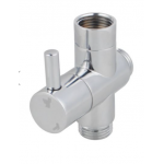 Aqua Chrome Round Toilet Bidets Tap